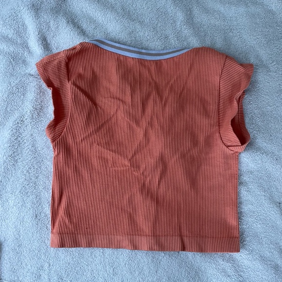 urban oitfitters orange crop top - Picture 2 of 3